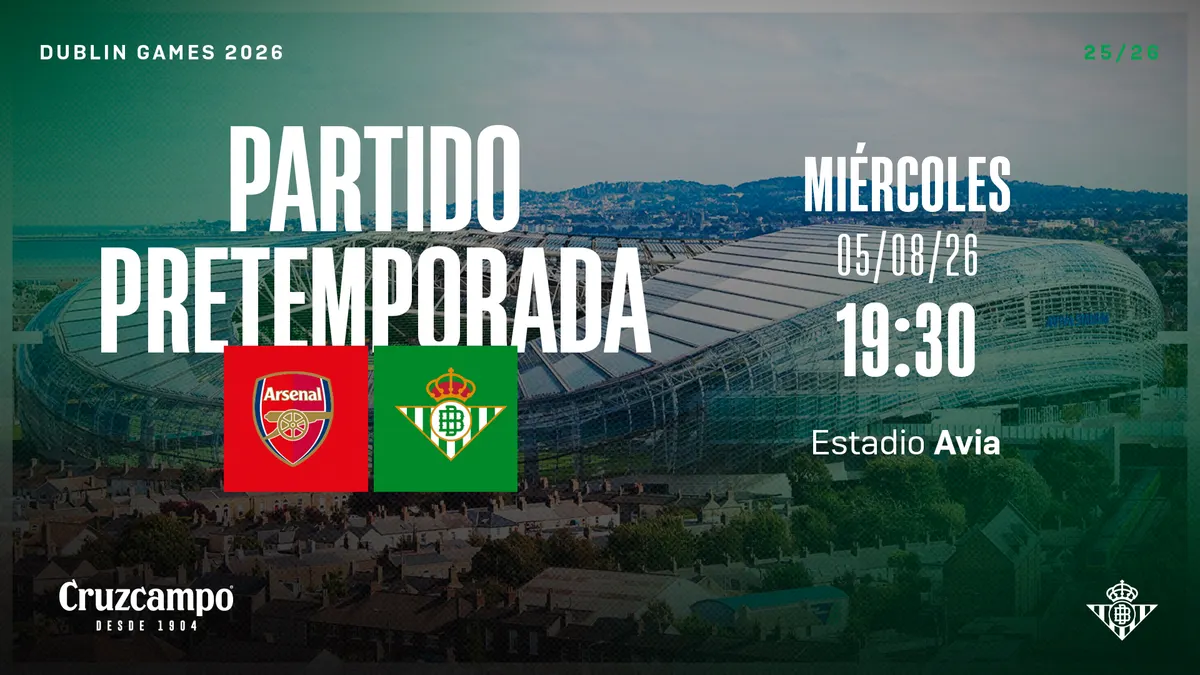 Sân vận động Aviva tại Dublin, nơi Real Betis gặp Arsenal trong trận giao hữu tiền mùa giải