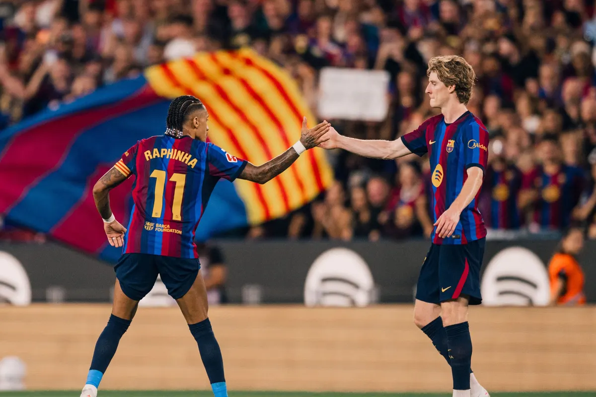 Ảnh từ FC Barcelona về trận thắng 5-2 trước Rayo Vallecano tại Camp Nou
