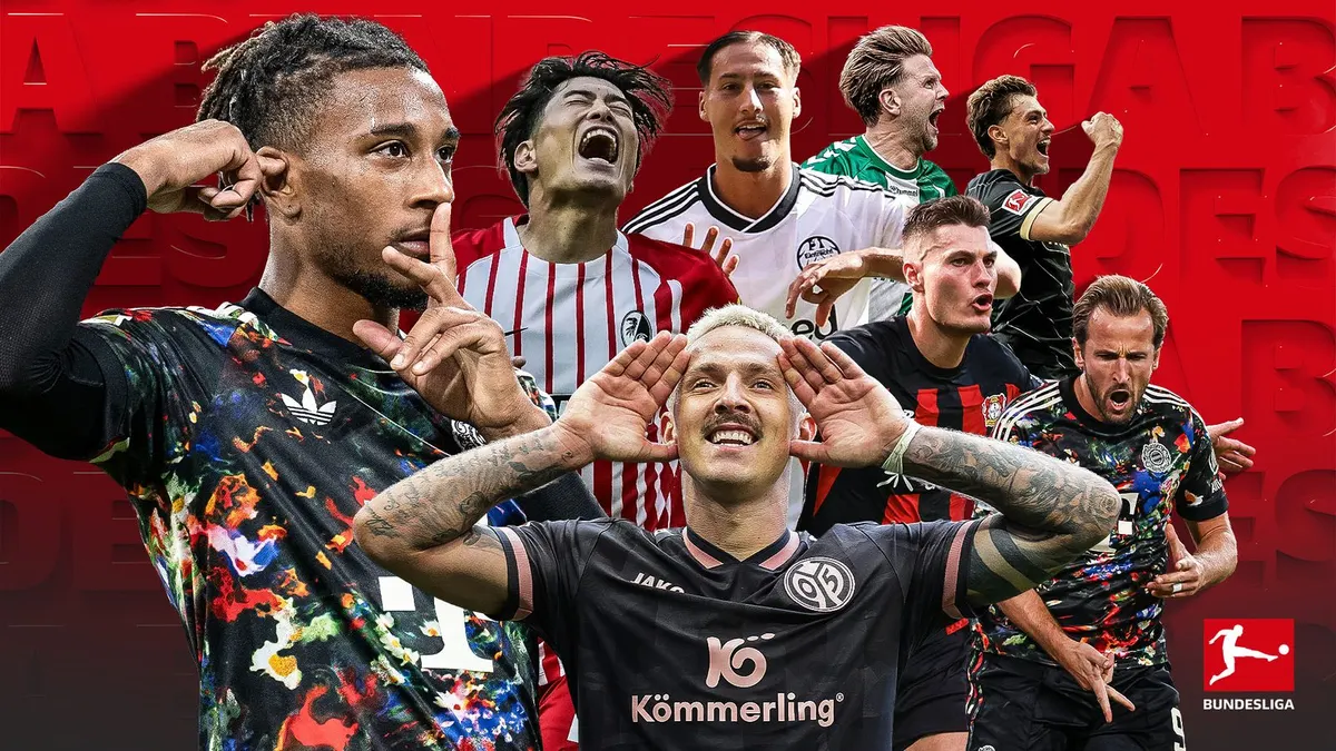 Ảnh đồ họa của Bundesliga về số bàn thắng cao sau bốn vòng đầu mùa giải 2026/27