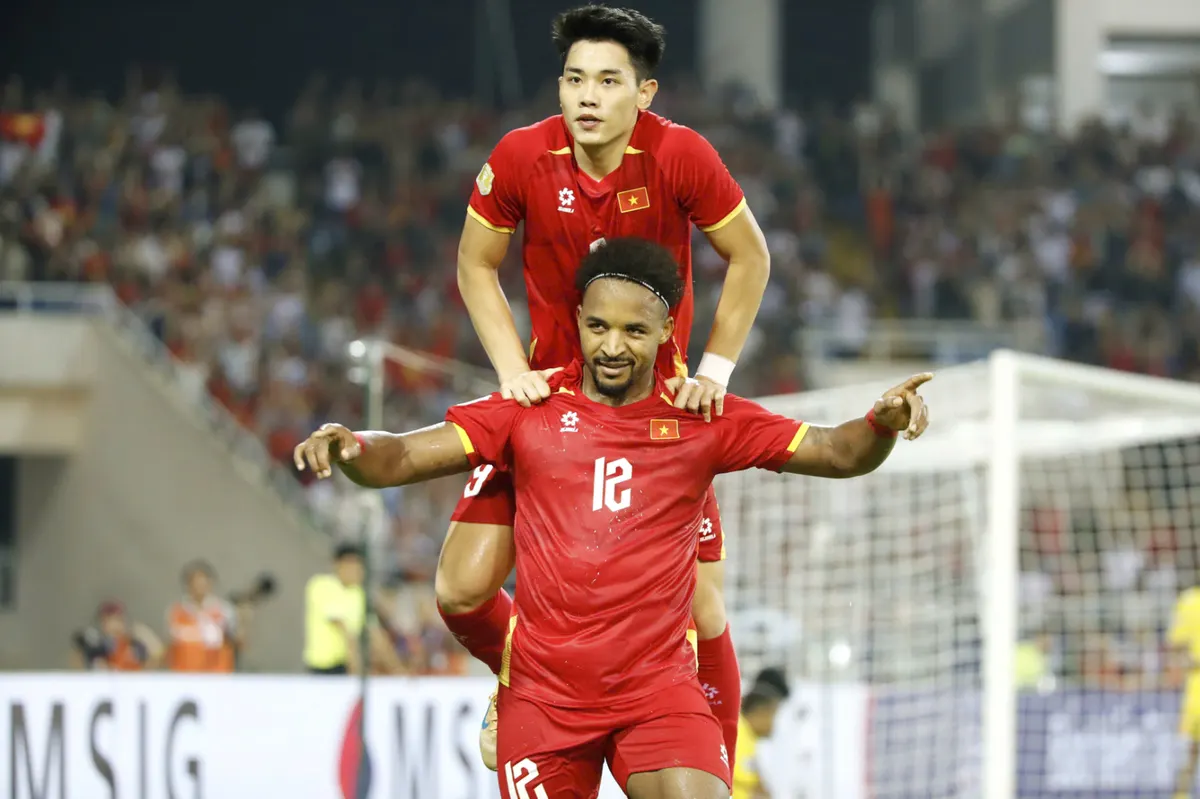 Ảnh minh họa từ TTXVN về tiền đạo Đình Bắc tại ASEAN Cup 2026