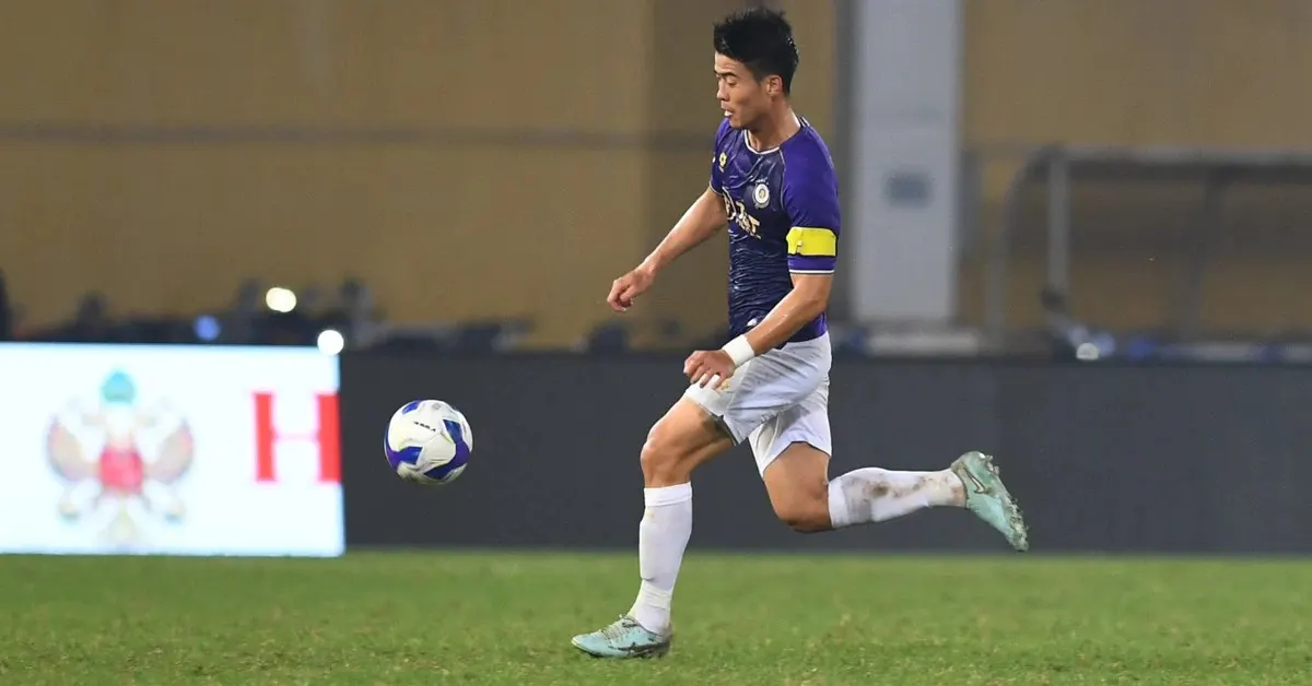 Ảnh từ Hanoi Football Club: trung vệ Đỗ Duy Mạnh trong màu áo Hà Nội FC