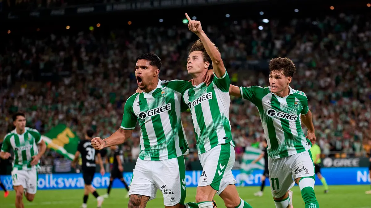 Ảnh minh họa từ Real Betis về trận thắng Real Sociedad 1-0 trên sân La Cartuja