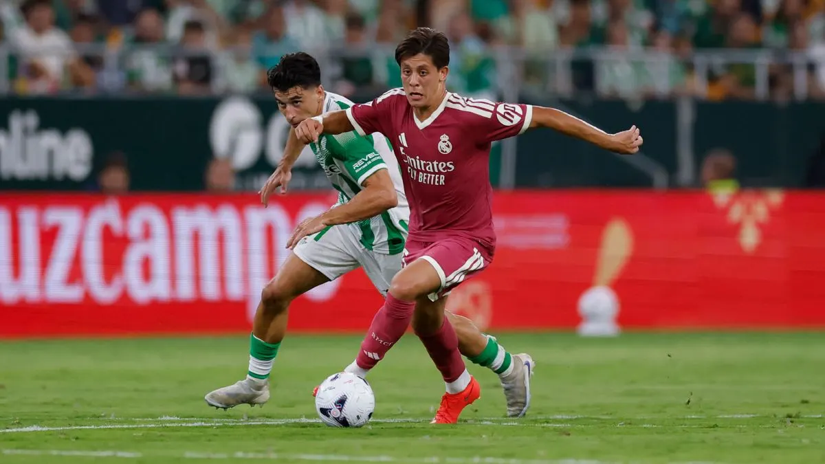 Cầu thủ Real Madrid trong trận thua 1-0 trước Betis tại La Cartuja ở vòng 4 La Liga