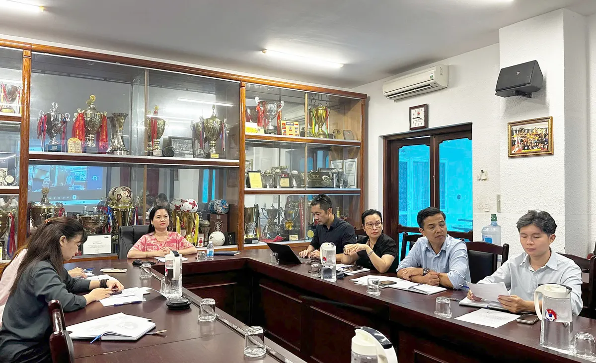 Đại diện ban tổ chức rà soát công tác chuẩn bị giải U16 nữ Quốc gia 2026